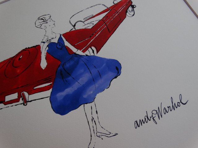 ANDY WARHOL, CLASSIC CAR (1 of 5)