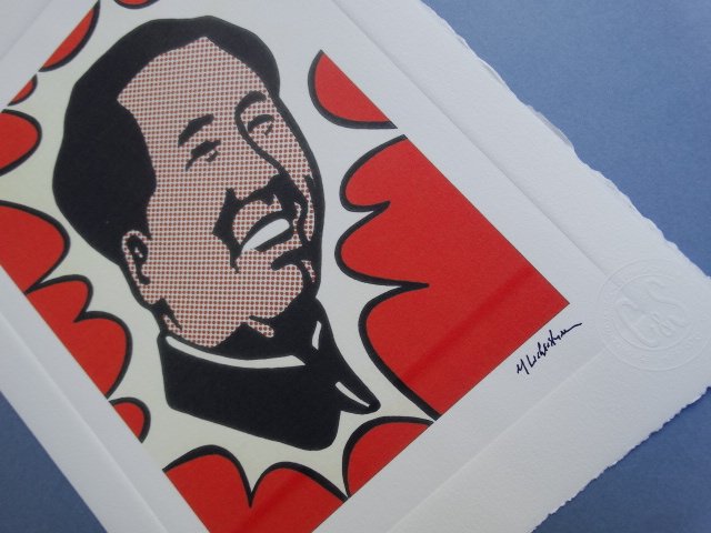 ROY LICHTENSTEIN, PLATE SIGNED AND HAND NUMBERED (1 of 4)