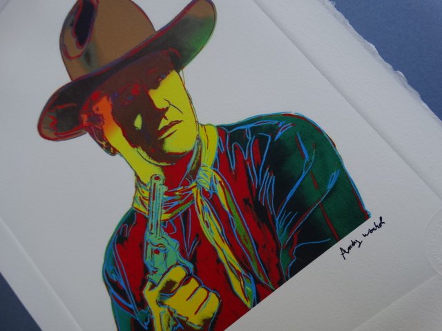 ANDY WARHOL  PLATE SIGNED AND HAND NUMBERED (1 of 5)