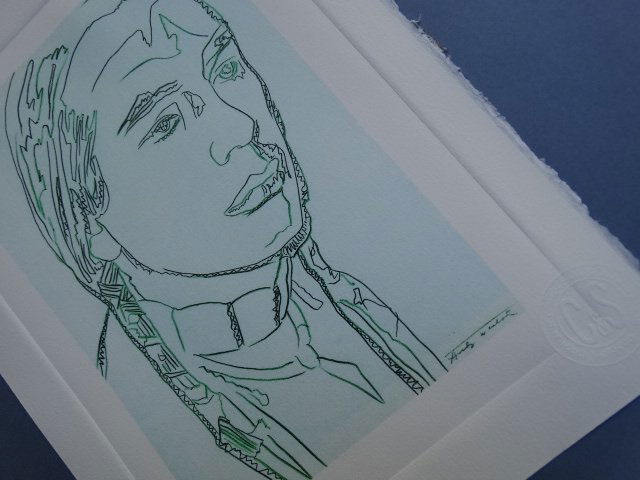 ANDY WARHOL  PLATE SIGNED AND HAND NUMBERED (1 of 5)