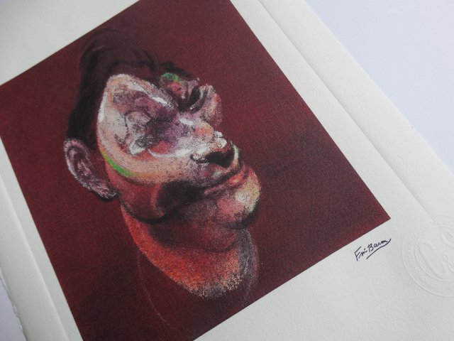 FRANCIS BACON, PLATE SIGNED AND HAND NUMBERED (1 of 4)