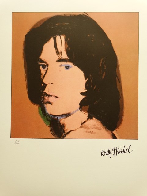 ANDY WARHOL, LITHOGRAPH SIGNED AND HAND NUMBERED (1 of 4)