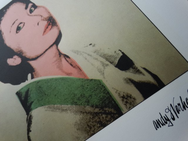 ANDY WARHOL, PLATE SIGNED AND HAND NUMBERED (1 of 4)