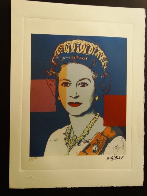 ANDY WARHOL, PLATE SIGNED AND HAND NUMBERED (1 of 5)