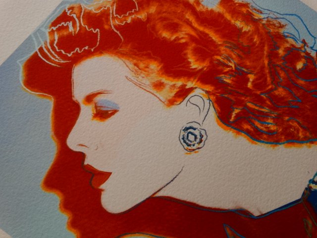 ANDY WARHOL, PLATE SIGNED AND HAND NUMBERED (1 of 5)