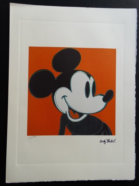 ANDY WARHOL, PLATE SIGNED AND HAND NUMBERED (1 of 3)