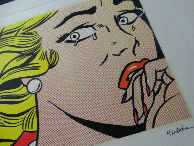 ROY LICHTENSTEIN, PLATE SIGNED AND HAND NUMBERED (1 of 5)