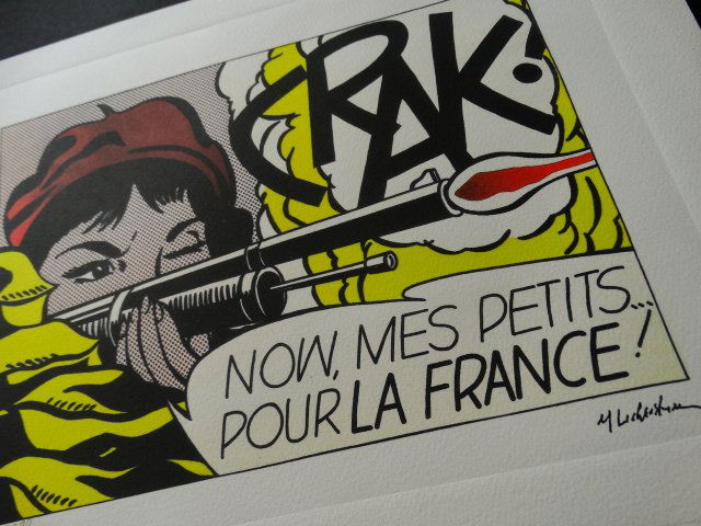 ROY LICHTENSTEIN, PLATE SIGNED AND HAND NUMBERED (1 of 6)