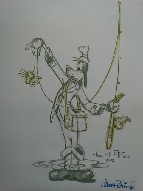 Walt Disney, signed lithograph (1 of 4)