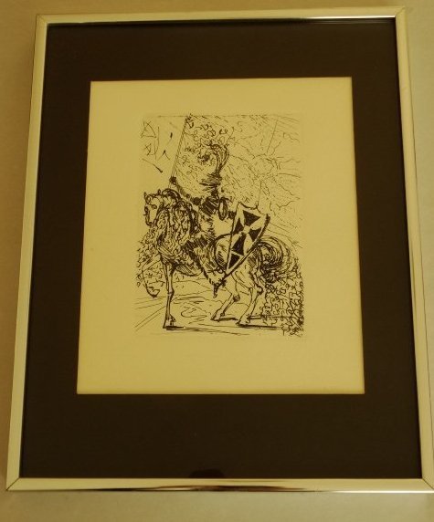 SALVADOR DALI, ETCHING , COA (1 of 4)