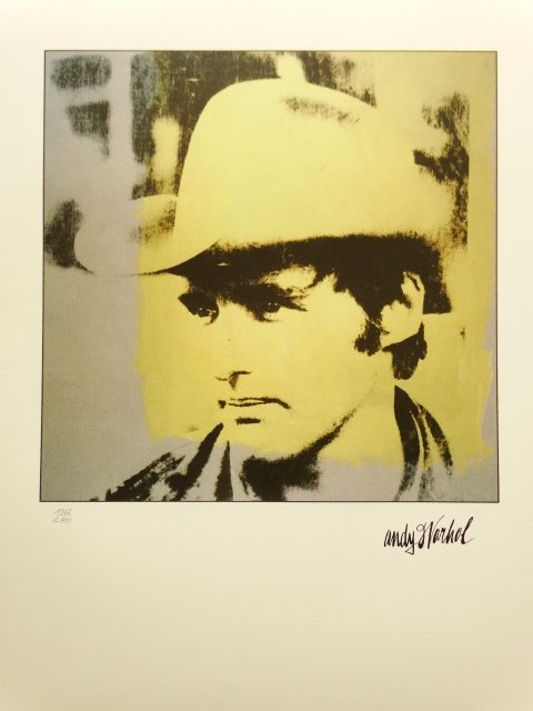 ANDY WARHOL, LITHOGRAPH SIGNED AND HAND NUMBERED (1 of 4)