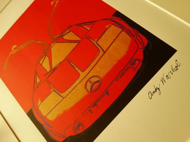 ANDY WARHOL, MERCEDES LITHOGRAPH SIGNED HAND NUMBERED (1 of 4)