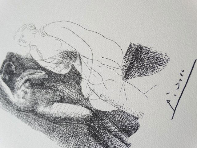 PABLO PICASSO, SPADEM, SIGNED AND HAND NUMBERED (1 of 4)