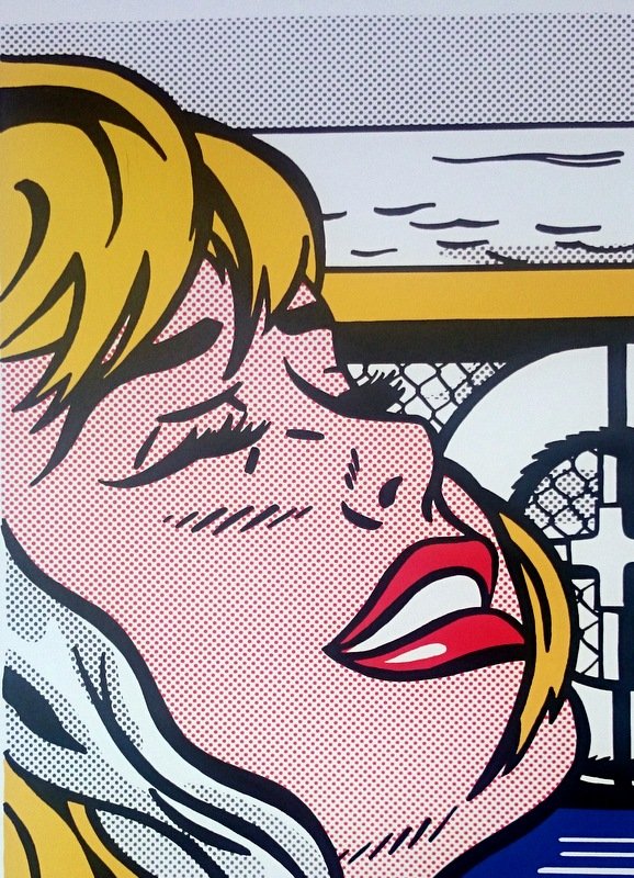 ROY LICHTENSTEIN POSTER - "SHIPBOARD GIRL" (1 of 5)