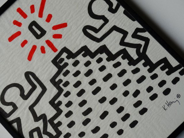 Keith Haring, japan paper, 1982 (1 of 3)