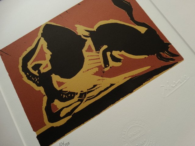 PABLO PICASSO, SPADEM, SIGNED AND HAND NUMBERED (1 of 3)