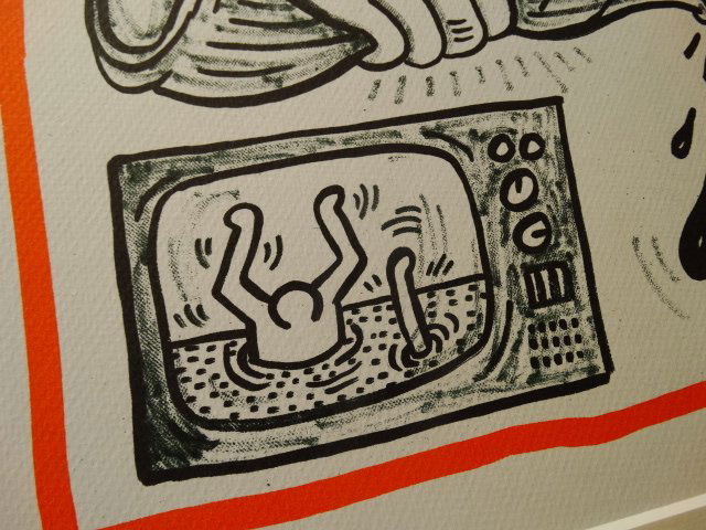 KEITH HARING LITHOGRAPH, 1990 (1 of 4)