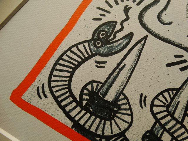 KEITH HARING LITHOGRAPH, 1990 (1 of 4)