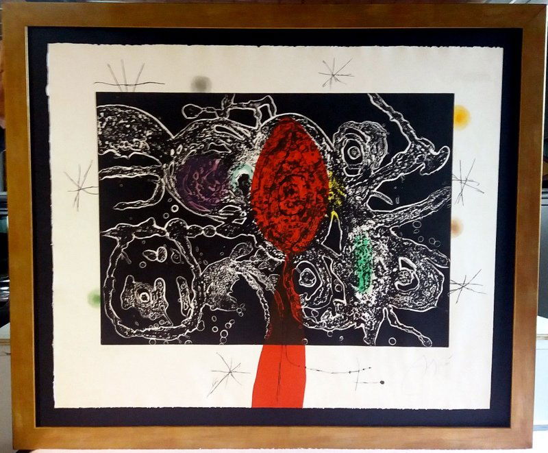 Joan MIRO, etching and carborundum (1 of 9)