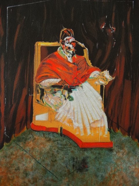 FRANCIS BACON PLATE SIGNED AND HAND NUMBERED (1 of 3)