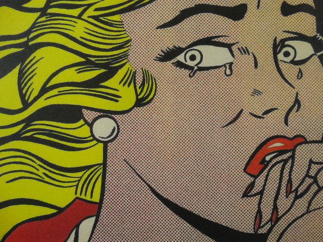 ROY LICHTENSTEIN PLATE SIGNED AND HAND NUMBERED (1 of 3)