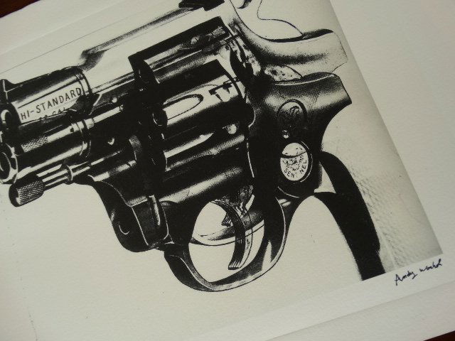 ANDY WARHOL PLATE SIGNED AND HAND NUMBERED (1 of 6)