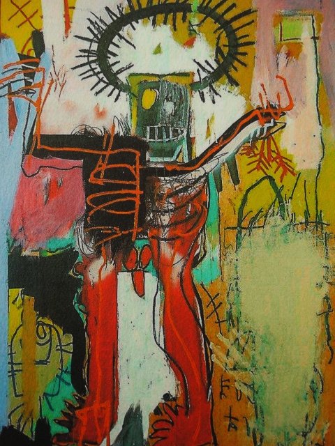 JEAN-MICHEL BASQUIAT PLATE SIGNED AND HAND NUMBERED (1 of 5)