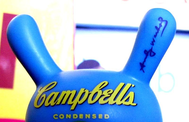 Kidrobot Andy Warhol Dunny series Campbell 's Blue-Open (1 of 4)