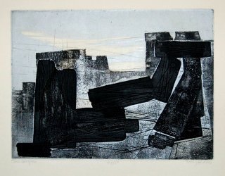 Terry Haas, (b.1923, Czech) etching.: Terry Haas, (b.1923, Czech) etching. Tash Kourfair, etching with aquatint on B.F.K Rives paper, signed and numbered 47/50 in pencil. The size is 12 1/4x16 1/2 in on 19 3/4x26 in paper. Published by Ed