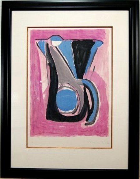 Bram Van Velde, (1895-1981, Dutch): Bram Van Velde, (1895-1981, Dutch) Salon de Mai, 1964. Color lithograph on wove paper, signed and inscribed E.A in pencil. The size is 24x18 in. Catalogue raisonne Mason Putman plate #30. This artwork