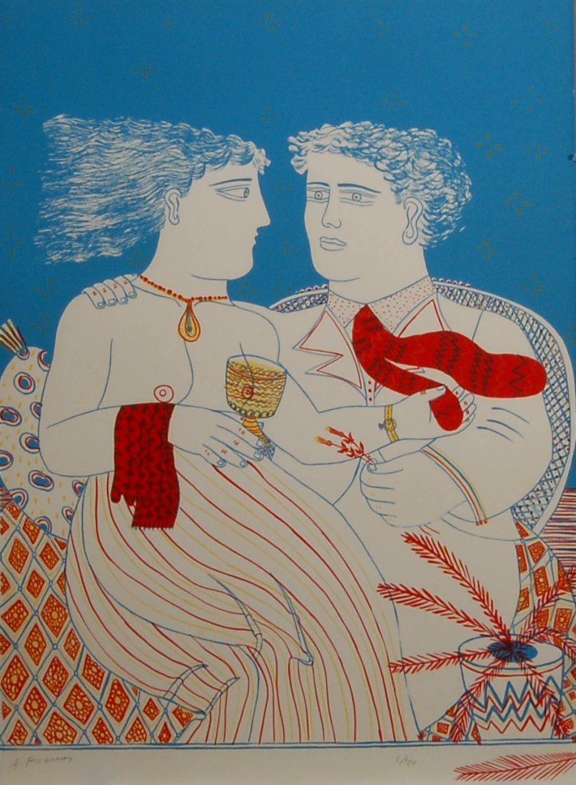 Alexandre Fassianos, (b.1935, Greek) (1 of 1)