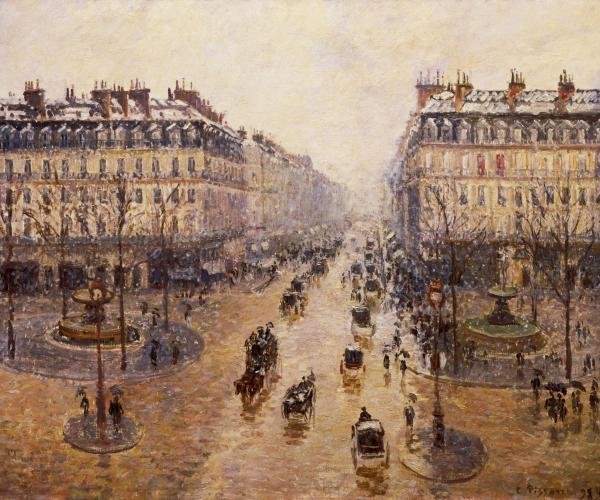 THE AVENUE DE L'OPERA…CAMILLE PISSARRO: Camille Pissarro - The Avenue De L'opera - 44 X 36 1/2 In. - This Giclée Print Is Gallery Stretched And Ready To Hang Or Lean Against A Wall, Or Display On An Easel. Print Available Today. Because Th