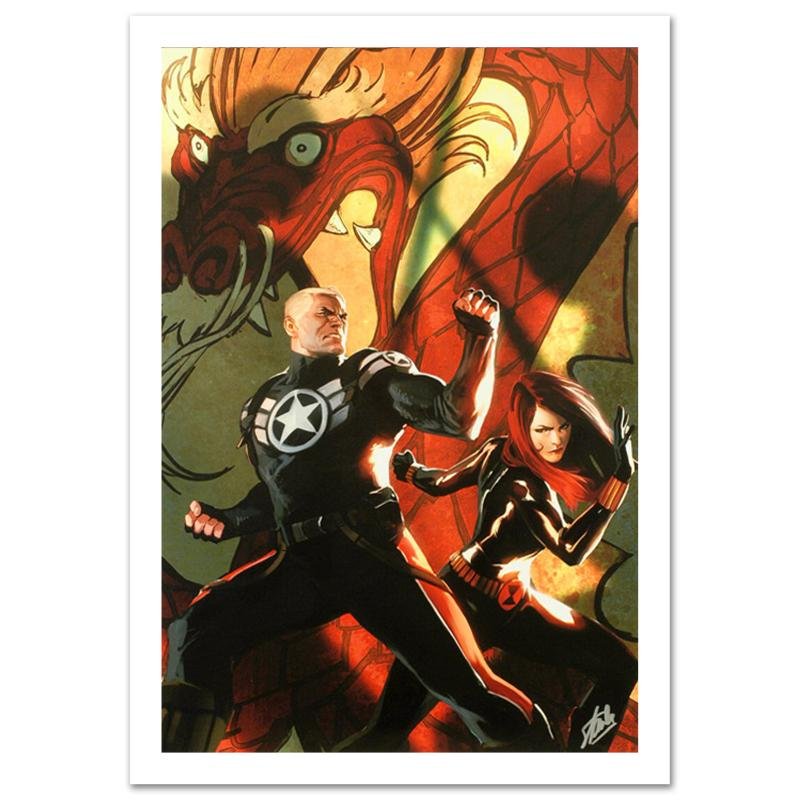 STAN LEE...SECRET AVENGERS #6: STAN LEE...SECRET AVENGERS #6…"Secret Avengers #6" Limited Edition Giclee on Canvas by Marko Djurdjevic and Marvel Comics. Numbered and Hand Signed by Stan Lee. Comes with C.O.A. …