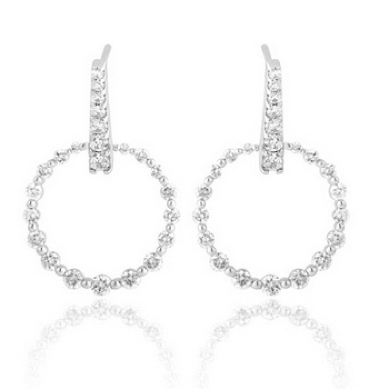 EARRINGS...14K WHITE GOLD 2.4 GRAM 1CT DIAMOND SI2-SI3: 14K WHITE GOLD 2.4 GRAM 1CT DIAMOND SI2-SI3 H-J 1ct DIAMOND SI2-SI3 H-J . Metal: GOLD. Metal Stamp: 14 Metal Weight: 2.4 Metal Color: WHITE. Primary Stone: DIAMOND. Primary Stone Weight: 1. Stone Clar