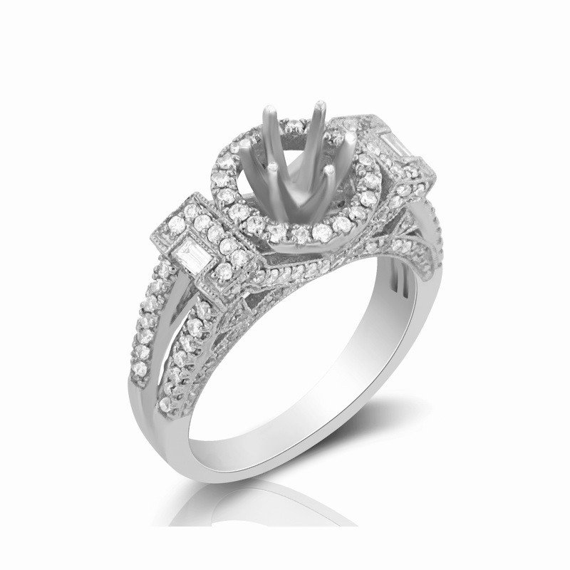 18K WHITE GOLD 8 GRAM 0.75CT DIAMOND SI1-SI2 G-H 0.1CT: 18K WHITE GOLD 8 GRAM 0.75CT DIAMOND SI1-SI2 G-H 0.1ct SI1-SI2 G-H BAGUETTE . Metal: GOLD. Metal Stamp: 18 Metal Weight: 8 Metal Color: WHITE. Primary Stone: DIAMOND. Primary Stone Weight: 0.75. Stone