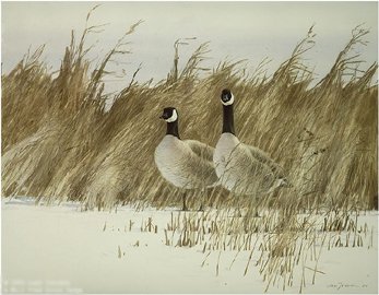 LARS JONSSON…WAITING FOR THE ICE TO BREAK PAPER SIGNED: WAITING FOR THE ICE TO BREAK PAPER SIGNED AND NUMBERED - JONSSON LARS PRINT SIZE 17-1/2 X 22-1/4 EDITION SIZE :950