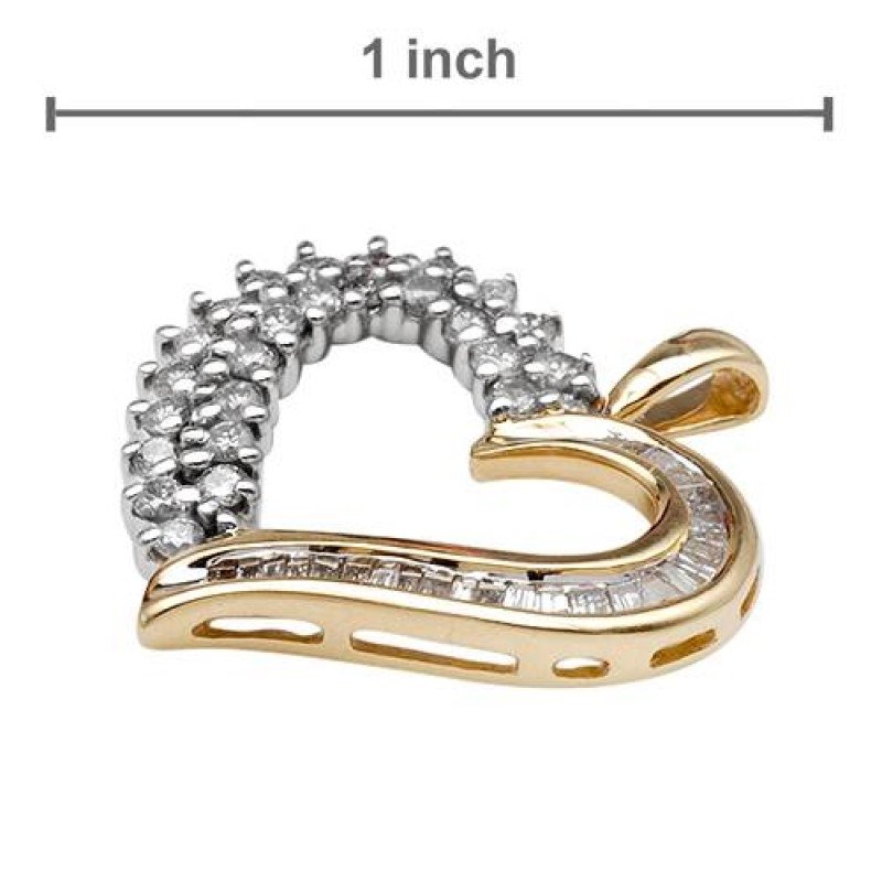Pendant...14k Two Tone Gold 4.2 Gram 1ct Diamond I2-i3: 14k Two Tone Gold 4.2 Gram 1ct Diamond I2-i3 H-j . Metal: Gold. Metal Stamp: 14 Metal Weight: 4.2 Metal Color: Two Tone. Primary Stone: Diamond. Primary Stone Weight: 1. Stone Clarity: I2-i3. Primary