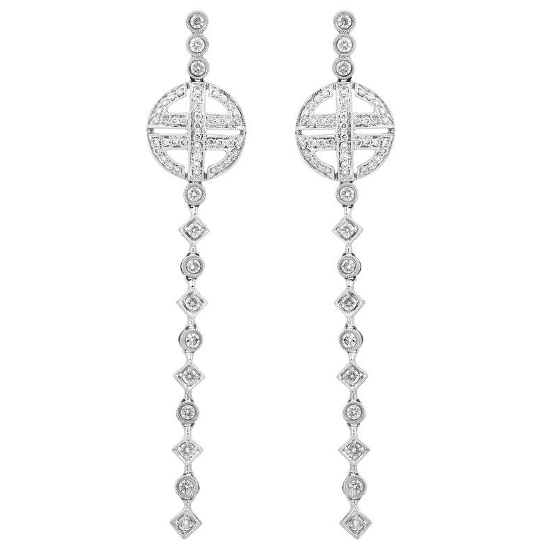 Earrings...18k Two Tone Gold 8.1 Gram 1.1ct Diamond Si2: 18k Two Tone Gold 8.1 Gram 1.1ct Diamond Si2 H-i 1.1ct Diamond Si2 H-i . Metal: Gold. Metal Stamp: 18 Metal Weight: 8.1 Metal Color: Two Tone. Primary Stone: Diamond. Primary Stone Weight: 1.1. Stone