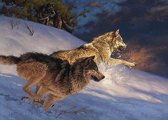 Greg Beecham - Bustin´ Through: Greg Beecham - Bustin´ Through - Hand Signed - Limited Edition Print - Image Size: 23"w X 16 5/8"h. Limited Edition Of: 750 -