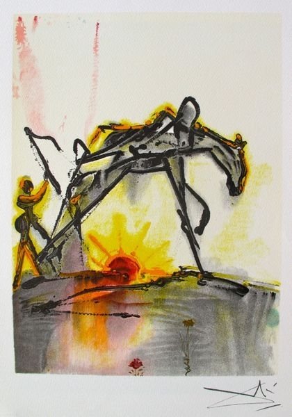 Salvador Dali Dalinean Horses Le Cheval De Labeur (1 of 1)