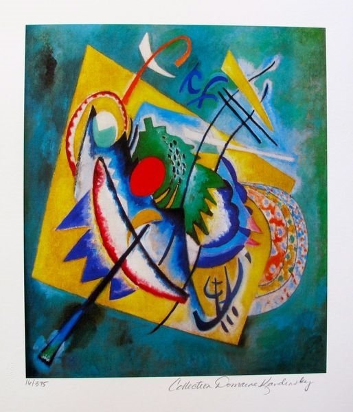 Wassily Kandinsky Red Oval Estate Signed Limited (1 of 1)
