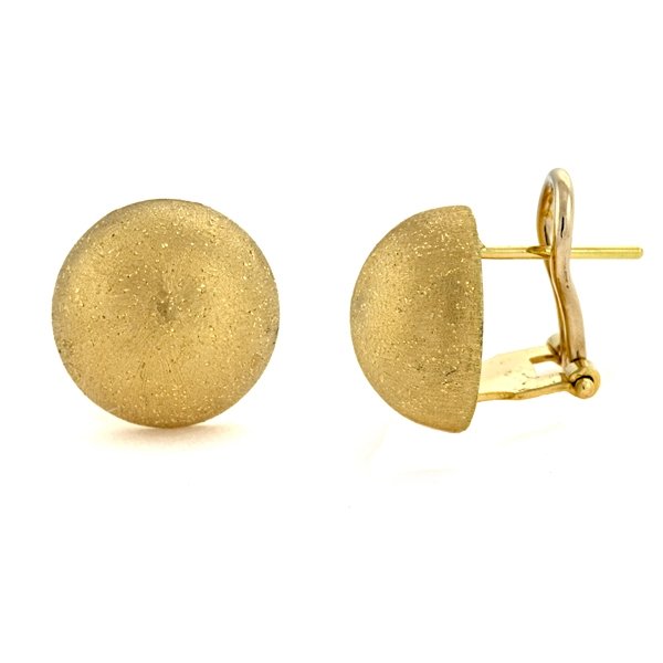 18KT Yellow Earring Button (1 of 1)