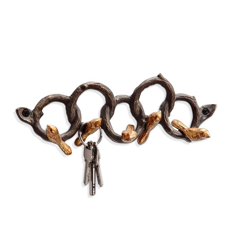 Five Birds and Branches Key Hook (1 of 1)