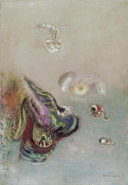 Odilon Redon - Abstract Scene: Odilon Redon - Abstract Scene Size: 30 1/2 X 44 In. - This Is A Gallery Stretched Giclee Print On Canvas. The Piece Was Printed On High Quality Artist Grade 350 Gsm, Acid-free, Archival Canvas And Is