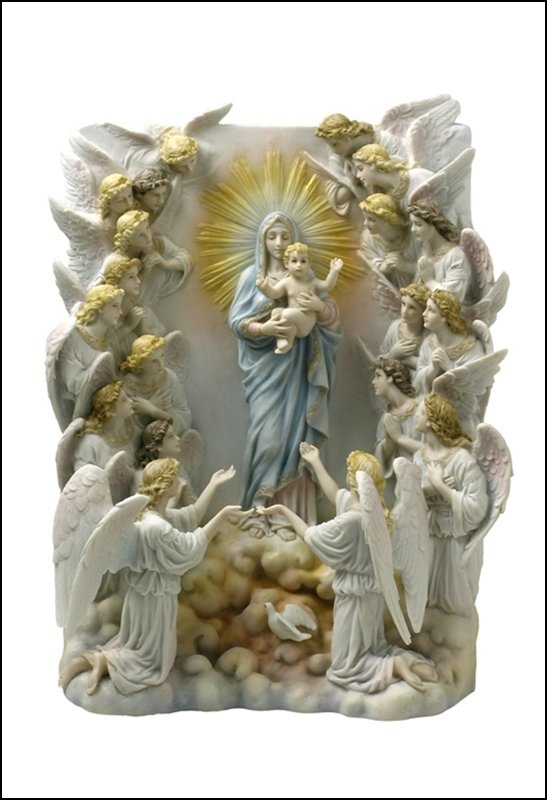 MARIA REGINA ANGELORUM - Cold Cast Bronze (1 of 1)