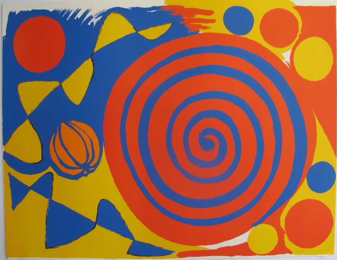 Alexander Calder Lithograph: After Alexander Calder Lithograph