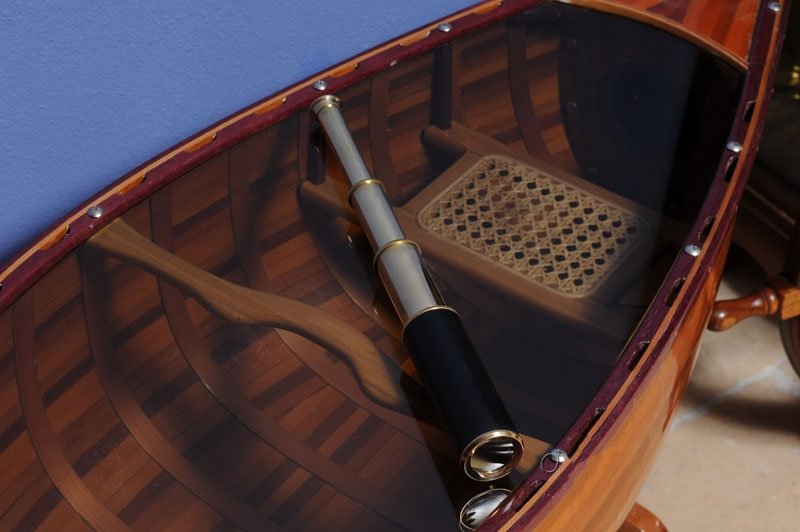 Handheld Telescope in wood box (1 of 2)