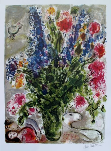 Marc Chagall Lithograph: After Marc Chagall Lithograph