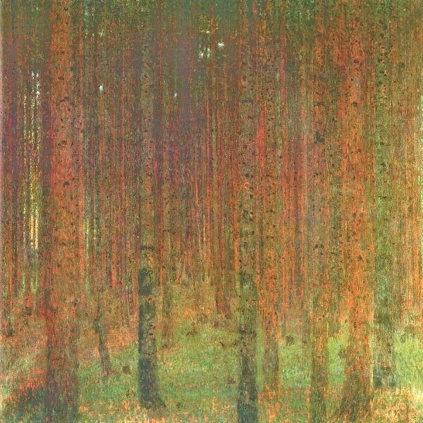 Gustav Klimt. Tannenwald II: Giclee On Canvas - Gustav Klimt. Tannenwald II