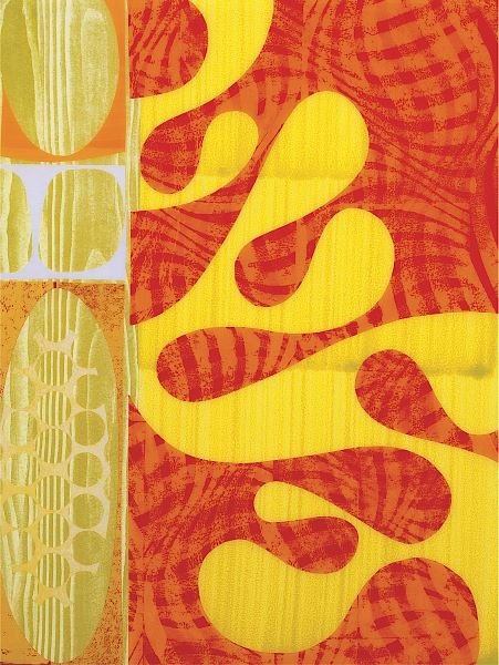 Rex Ray. Lava: Giclee On Canvas - Rex Ray. Lava